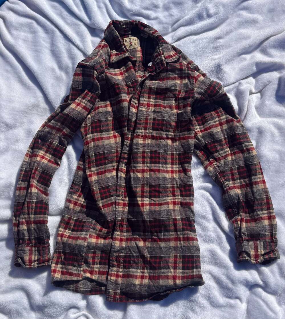 RedHead Brand Co. Plaid Flannel Long Sleeve Shirt Size LT